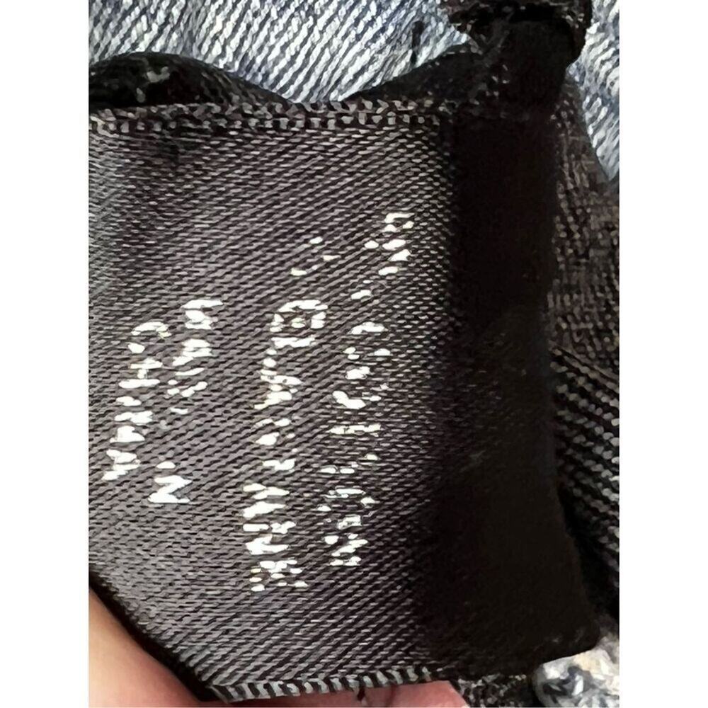 DNA Premium Painted Embellished Ripped Destroyed Blue Jeans 30 Streetwear Grunge - Picture 10 of 11